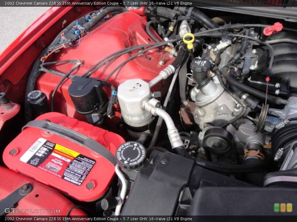 5.7 Liter OHV 16-Valve LS1 V8 Engine for the 2002 Chevrolet Camaro #59472173