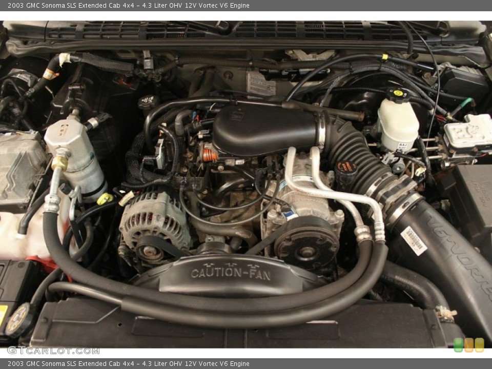 4.3 Liter OHV 12V Vortec V6 Engine for the 2003 GMC Sonoma #59476670