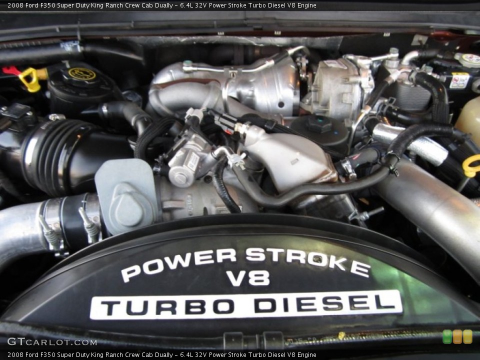 6.4L 32V Power Stroke Turbo Diesel V8 Engine for the 2008 Ford F350 Super Duty #59482489