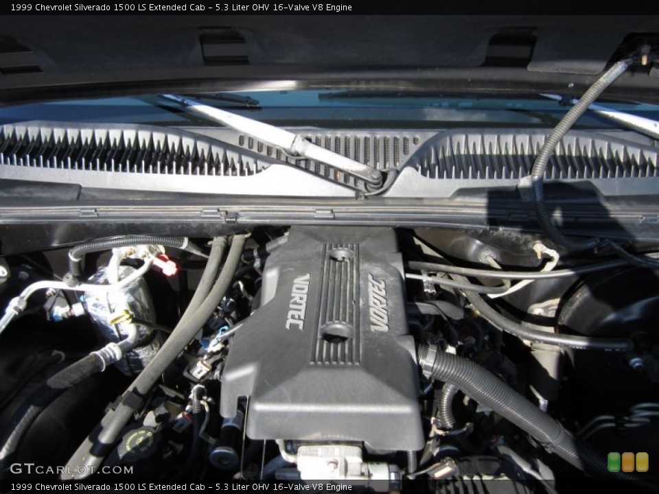 5.3 Liter OHV 16-Valve V8 Engine for the 1999 Chevrolet Silverado 1500 #59483374
