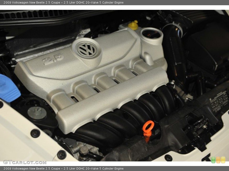 2.5 Liter DOHC 20-Valve 5 Cylinder Engine for the 2009 Volkswagen New Beetle #59485116