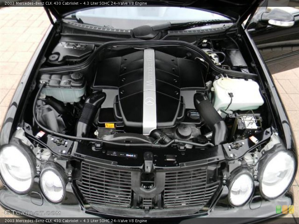 4.3 Liter SOHC 24-Valve V8 Engine for the 2003 Mercedes-Benz CLK #59516382
