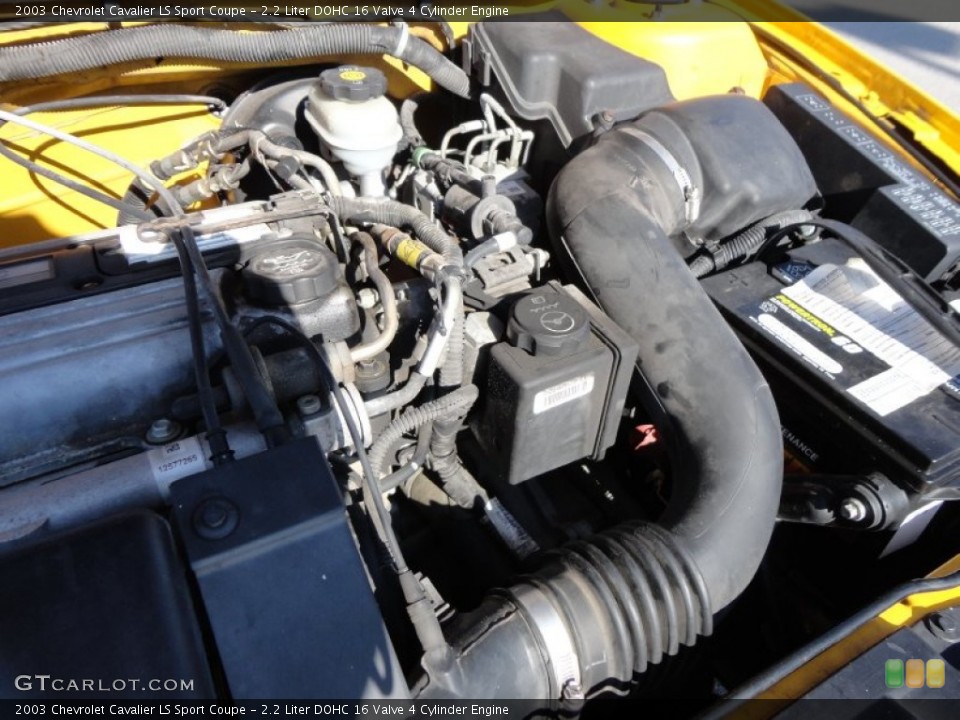 2.2 Liter DOHC 16 Valve 4 Cylinder Engine for the 2003 Chevrolet Cavalier #59517234