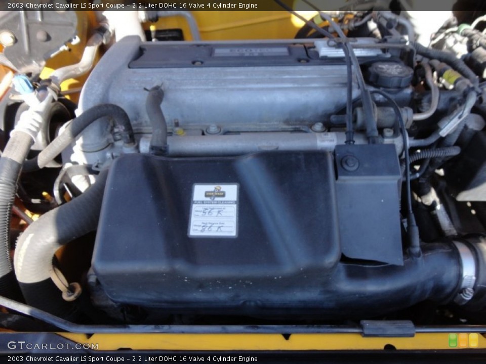 2.2 Liter DOHC 16 Valve 4 Cylinder Engine for the 2003 Chevrolet Cavalier #59517249