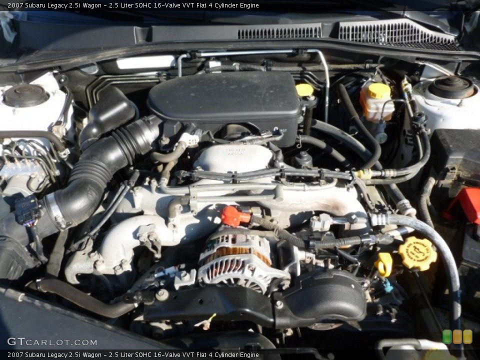 2.5 Liter SOHC 16-Valve VVT Flat 4 Cylinder Engine for the 2007 Subaru Legacy #59519295