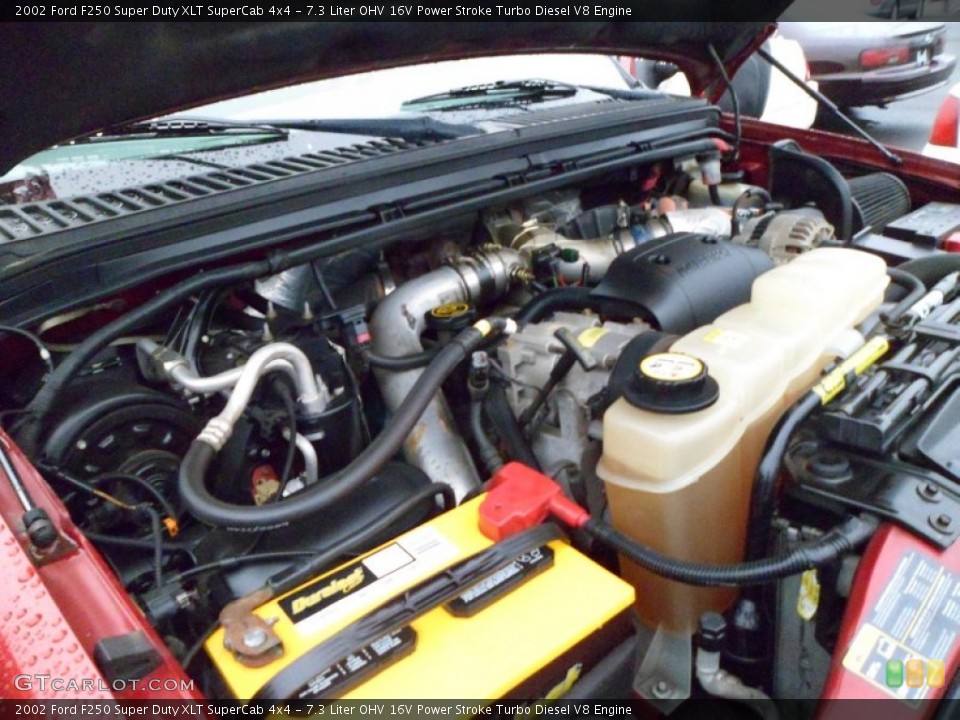 7.3 Liter OHV 16V Power Stroke Turbo Diesel V8 Engine for the 2002 Ford F250 Super Duty #59529798