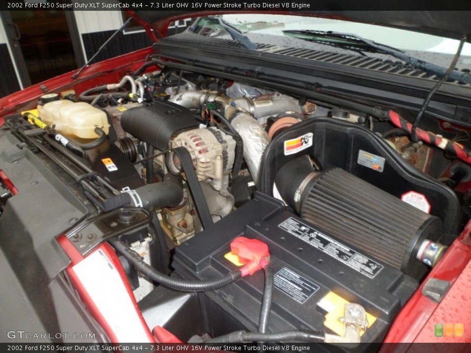 7.3 Liter OHV 16V Power Stroke Turbo Diesel V8 Engine for the 2002 Ford F250 Super Duty #59529822