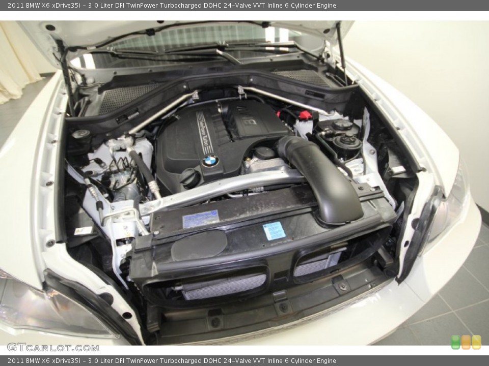 3.0 Liter DFI TwinPower Turbocharged DOHC 24-Valve VVT Inline 6 Cylinder Engine for the 2011 BMW X6 #59532584