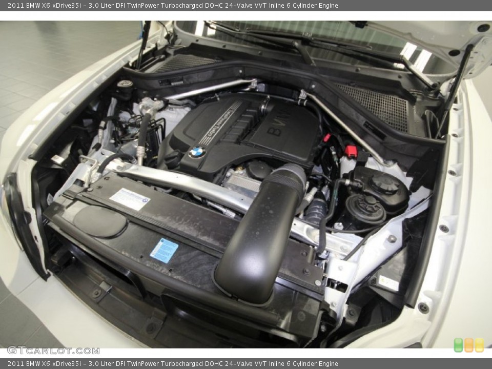 3.0 Liter DFI TwinPower Turbocharged DOHC 24-Valve VVT Inline 6 Cylinder Engine for the 2011 BMW X6 #59532598