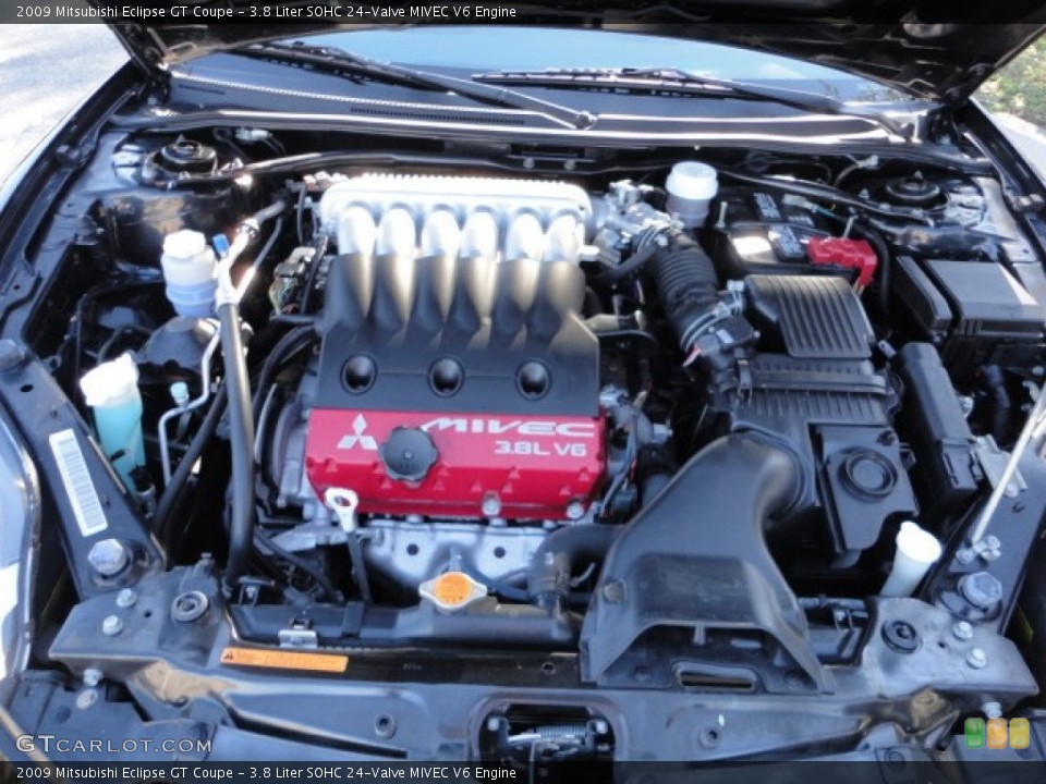 3.8 Liter SOHC 24-Valve MIVEC V6 Engine for the 2009 Mitsubishi Eclipse #59533032