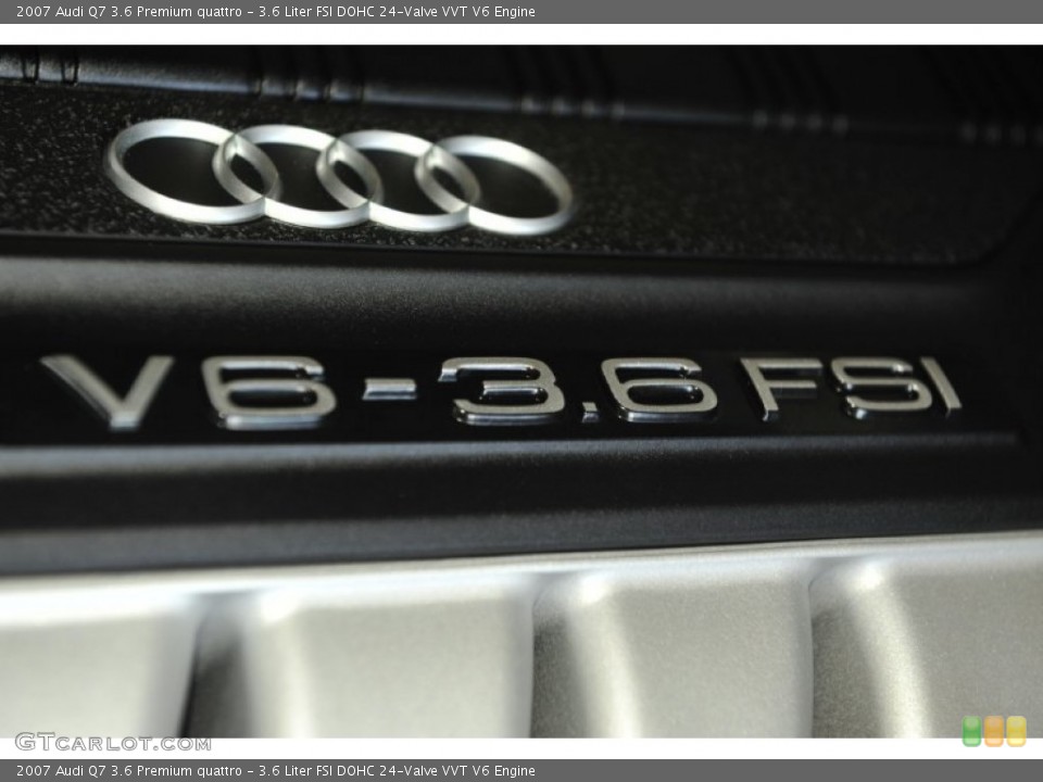 3.6 Liter FSI DOHC 24-Valve VVT V6 Engine for the 2007 Audi Q7 #59538016