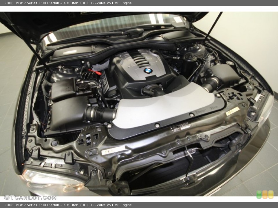 4.8 Liter DOHC 32-Valve VVT V8 Engine for the 2008 BMW 7 Series #59538709