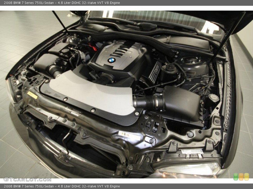 4.8 Liter DOHC 32-Valve VVT V8 Engine for the 2008 BMW 7 Series #59538715