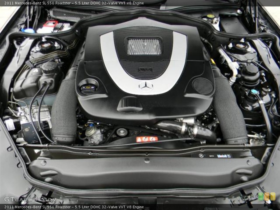 5.5 Liter DOHC 32-Valve VVT V8 Engine for the 2011 Mercedes-Benz SL #59552814