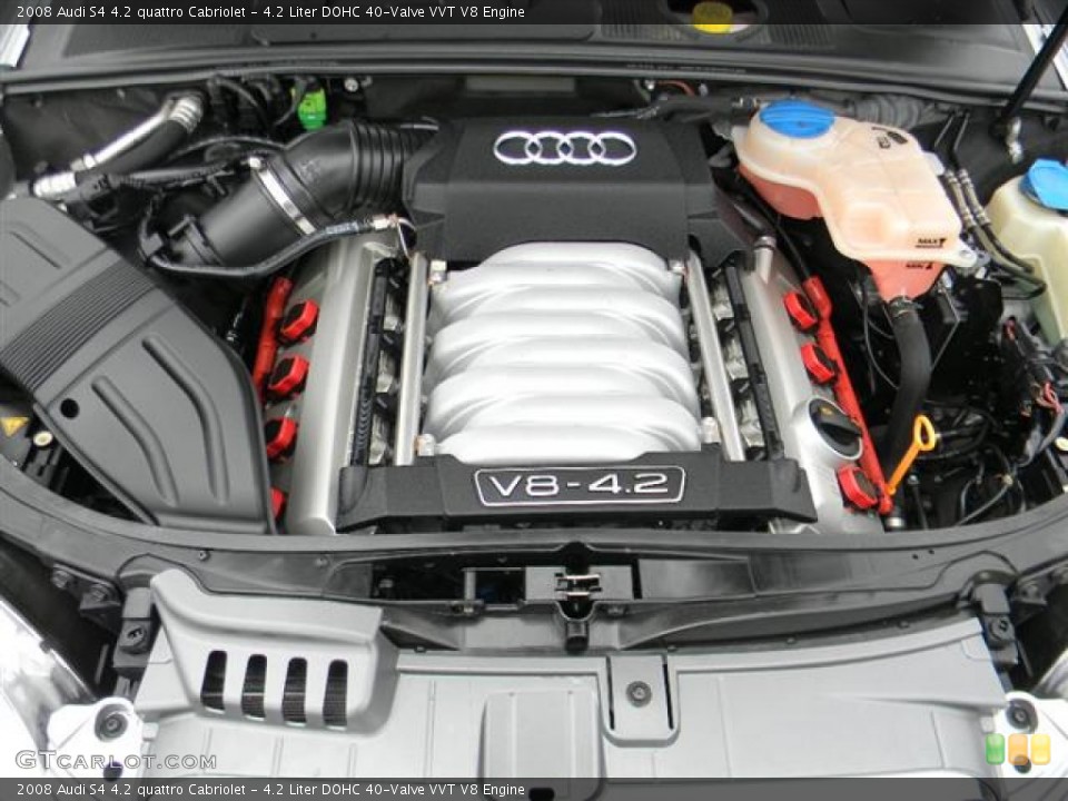 4.2 Liter DOHC 40-Valve VVT V8 Engine for the 2008 Audi S4 #59554680