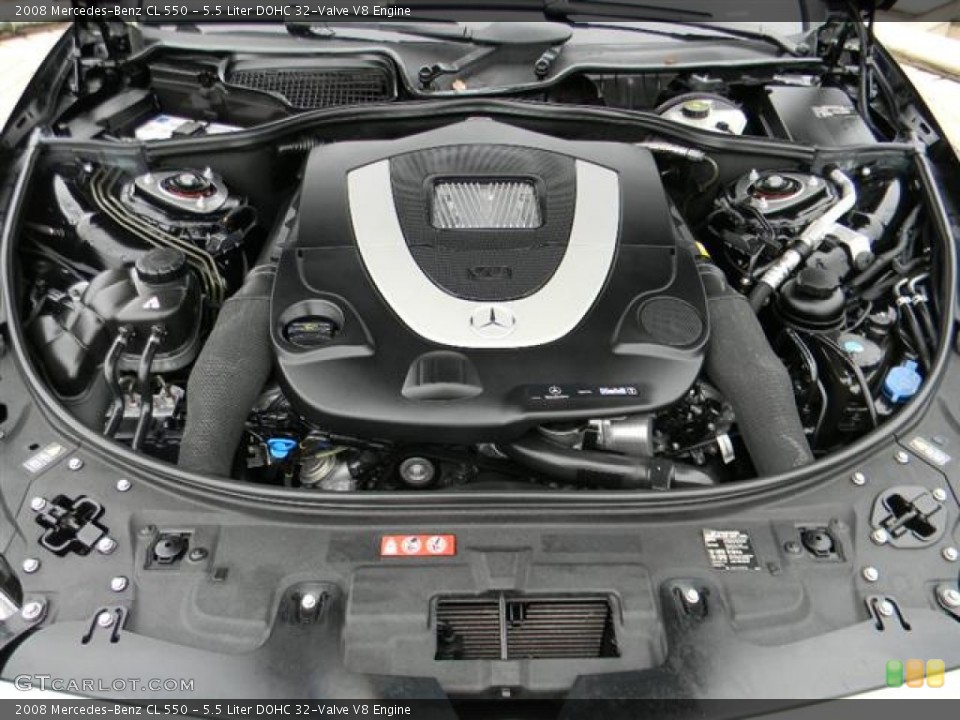 5.5 Liter DOHC 32-Valve V8 Engine for the 2008 Mercedes-Benz CL #59554947