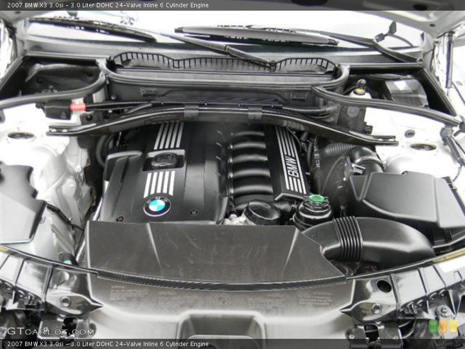 3.0 Liter DOHC 24-Valve Inline 6 Cylinder Engine for the 2007 BMW X3 #59555889