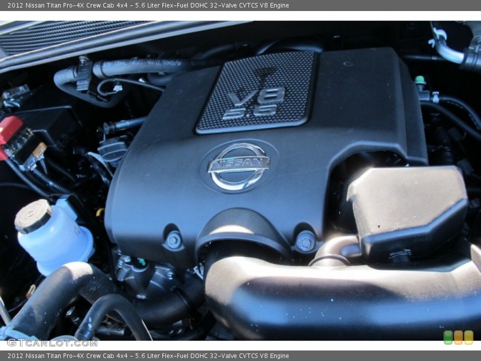 5.6 Liter Flex-Fuel DOHC 32-Valve CVTCS V8 Engine for the 2012 Nissan Titan #59556798