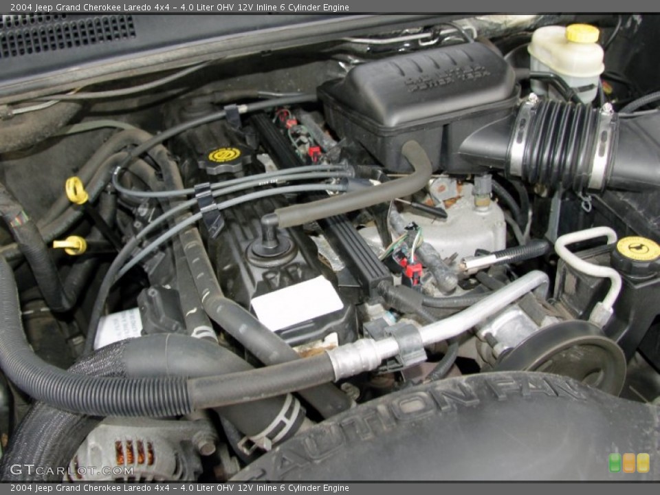 4.0 Liter OHV 12V Inline 6 Cylinder Engine for the 2004 Jeep Grand Cherokee #59566875