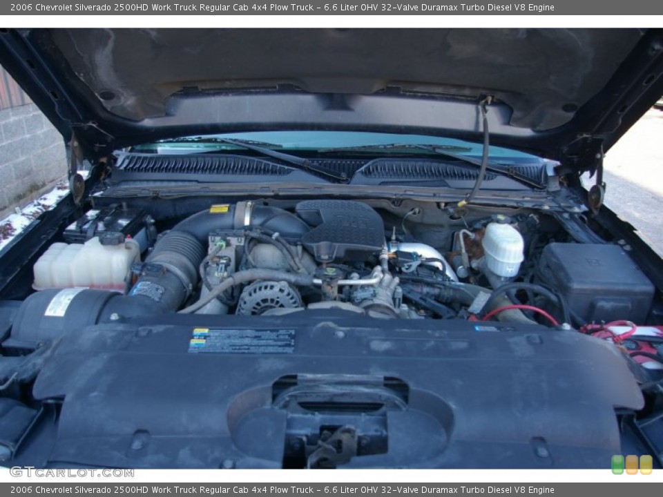 6.6 Liter OHV 32-Valve Duramax Turbo Diesel V8 Engine for the 2006 Chevrolet Silverado 2500HD #59568666