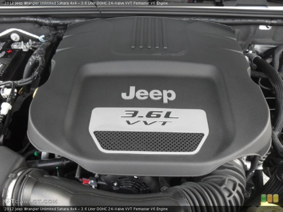 3.6 Liter DOHC 24-Valve VVT Pentastar V6 Engine for the 2012 Jeep Wrangler Unlimited #59569998