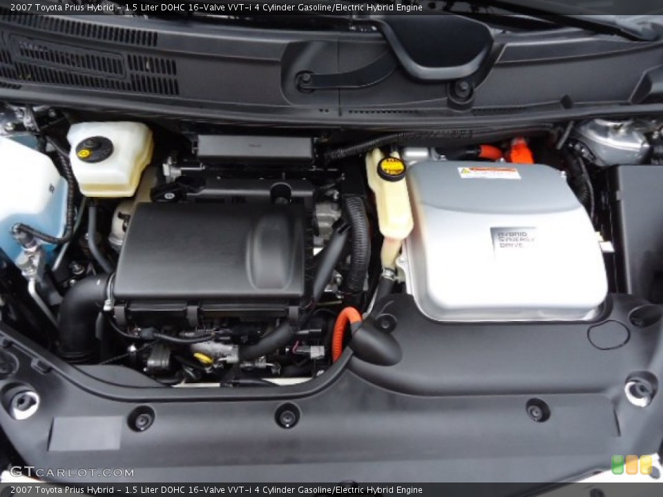 1.5 Liter DOHC 16-Valve VVT-i 4 Cylinder Gasoline/Electric Hybrid Engine for the 2007 Toyota Prius #59571573