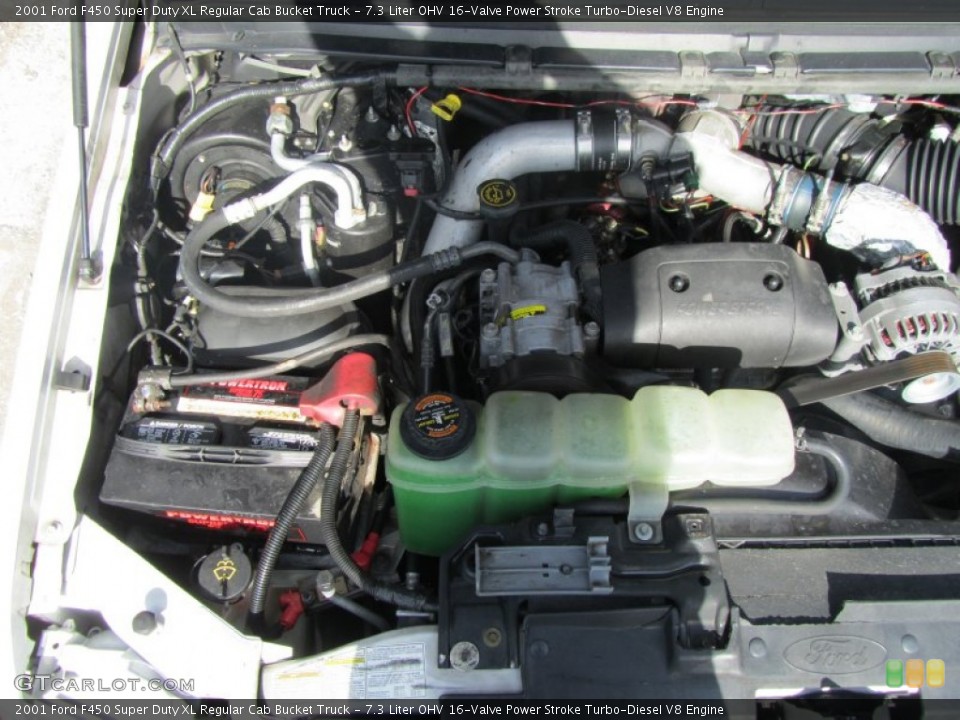 7.3 Liter OHV 16-Valve Power Stroke Turbo-Diesel V8 Engine for the 2001 Ford F450 Super Duty #59577652