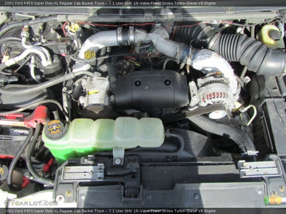 7.3 Liter OHV 16-Valve Power Stroke Turbo-Diesel V8 Engine for the 2001 Ford F450 Super Duty #59577663