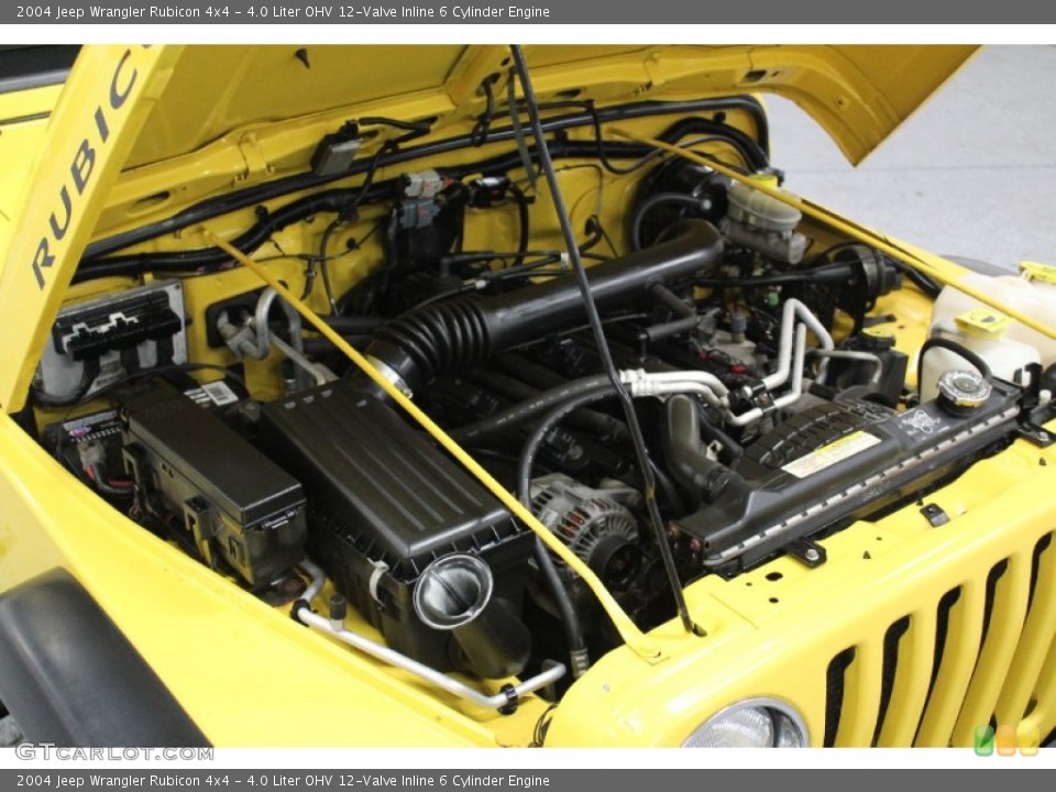 4.0 Liter OHV 12-Valve Inline 6 Cylinder Engine for the 2004 Jeep Wrangler #59579004