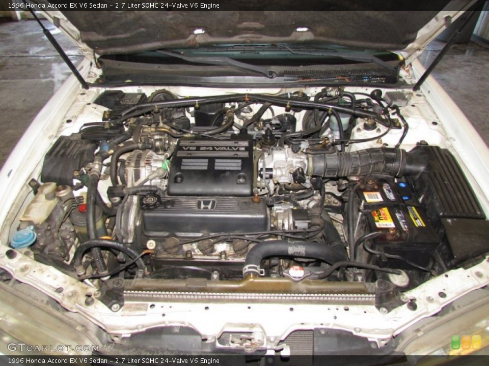 2.7 Liter SOHC 24-Valve V6 1996 Honda Accord Engine