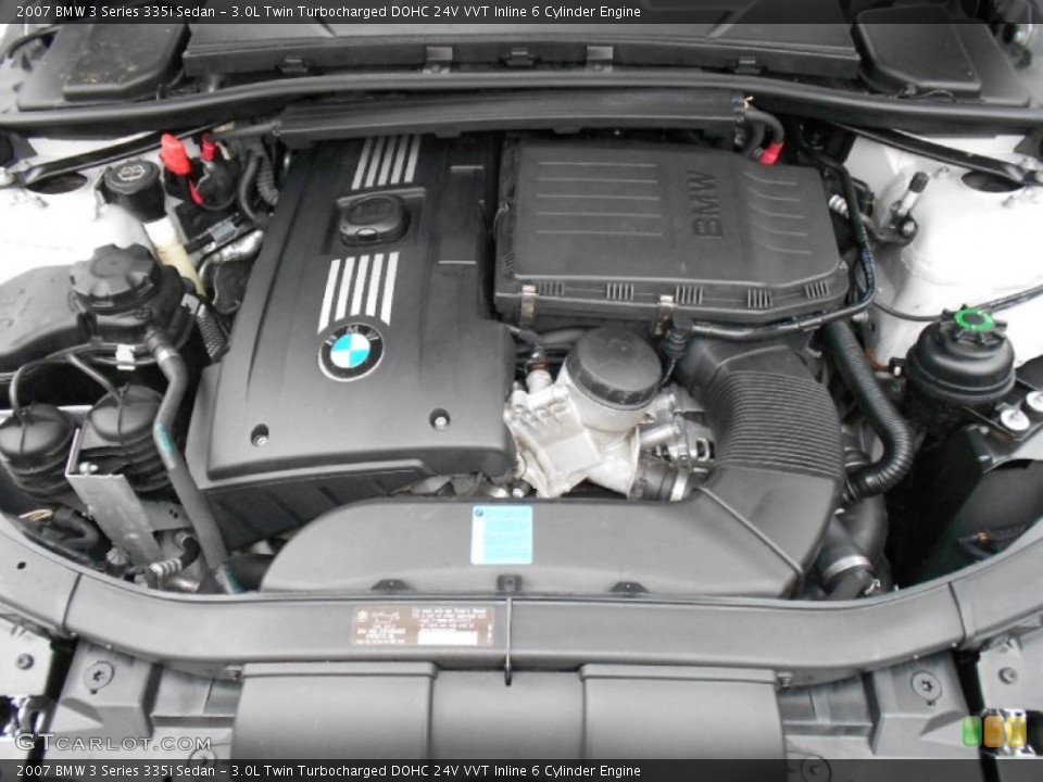 3.0L Twin Turbocharged DOHC 24V VVT Inline 6 Cylinder Engine for the 2007 BMW 3 Series #59585187