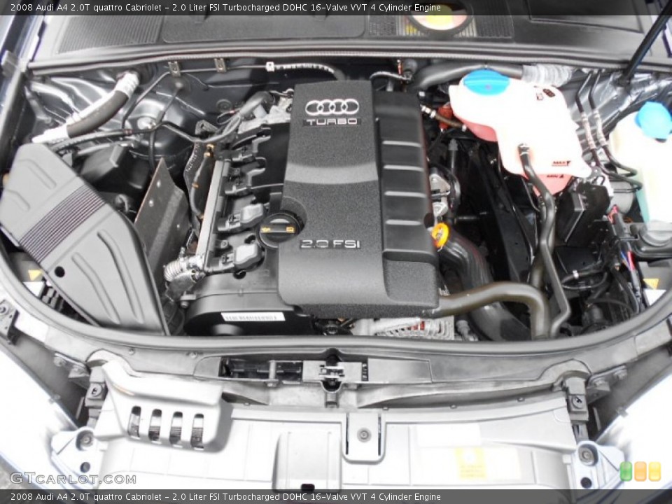 2.0 Liter FSI Turbocharged DOHC 16-Valve VVT 4 Cylinder Engine for the 2008 Audi A4 #59585763