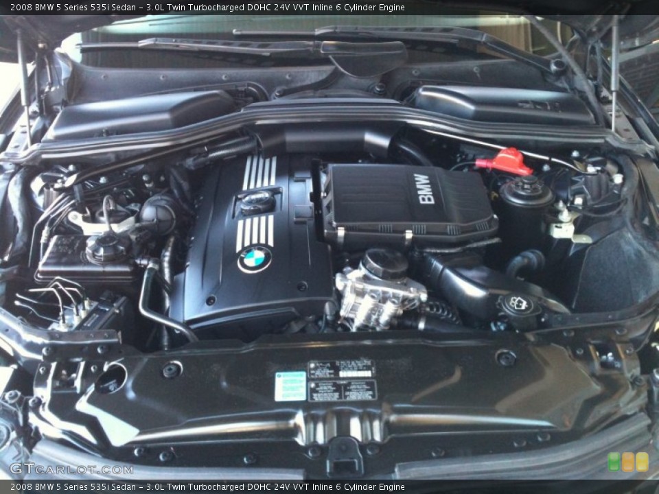 3.0L Twin Turbocharged DOHC 24V VVT Inline 6 Cylinder Engine for the 2008 BMW 5 Series #59588940
