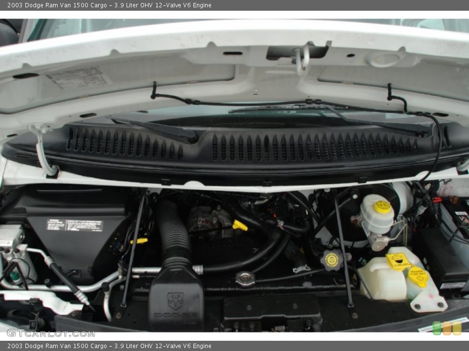 3.9 Liter OHV 12-Valve V6 Engine for the 2003 Dodge Ram Van #59589390
