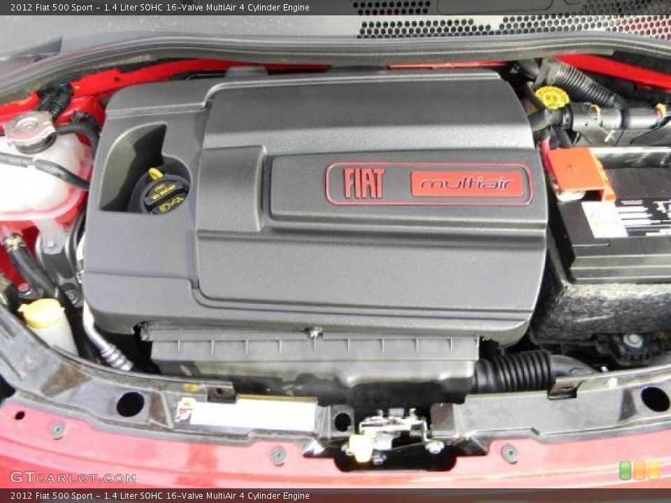 1.4 Liter SOHC 16-Valve MultiAir 4 Cylinder Engine for the 2012 Fiat 500 #59592876