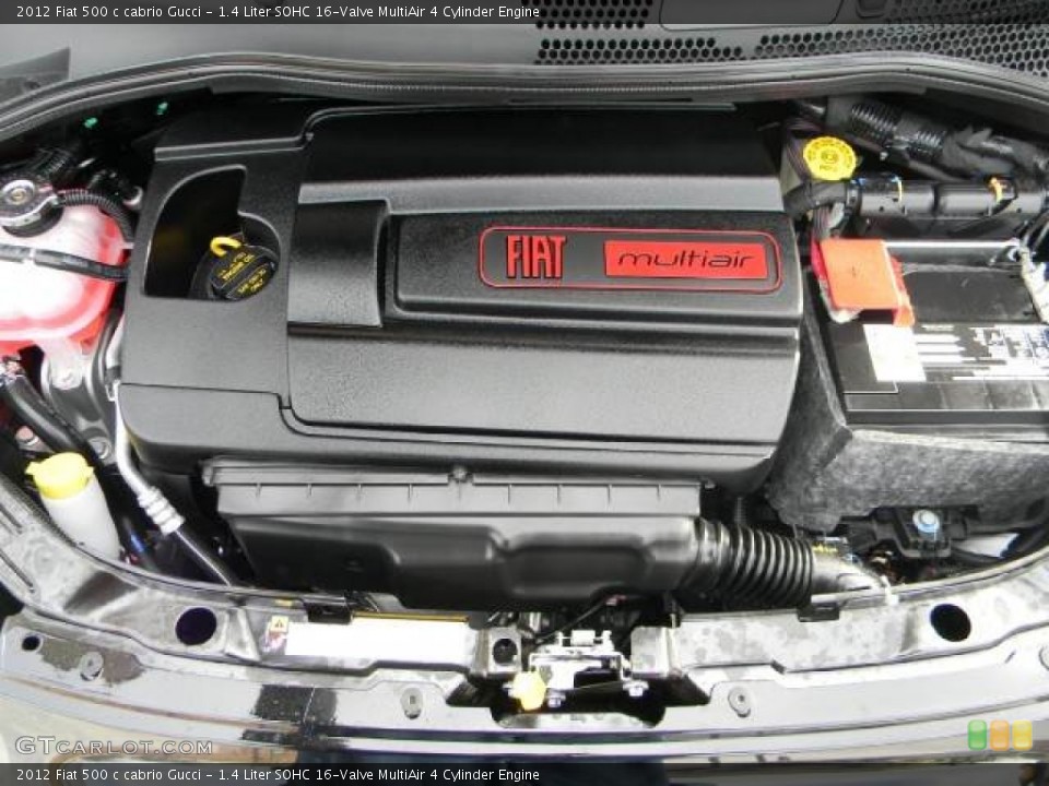 1.4 Liter SOHC 16-Valve MultiAir 4 Cylinder Engine for the 2012 Fiat 500 #59593269