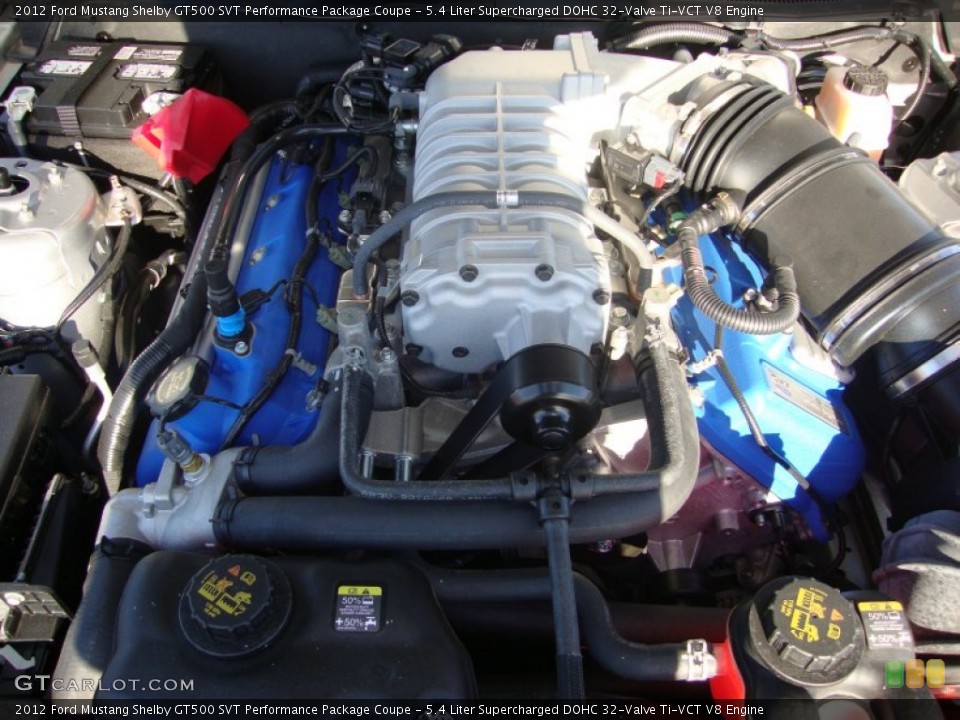 5.4 Liter Supercharged DOHC 32-Valve Ti-VCT V8 Engine for the 2012 Ford Mustang #59596239