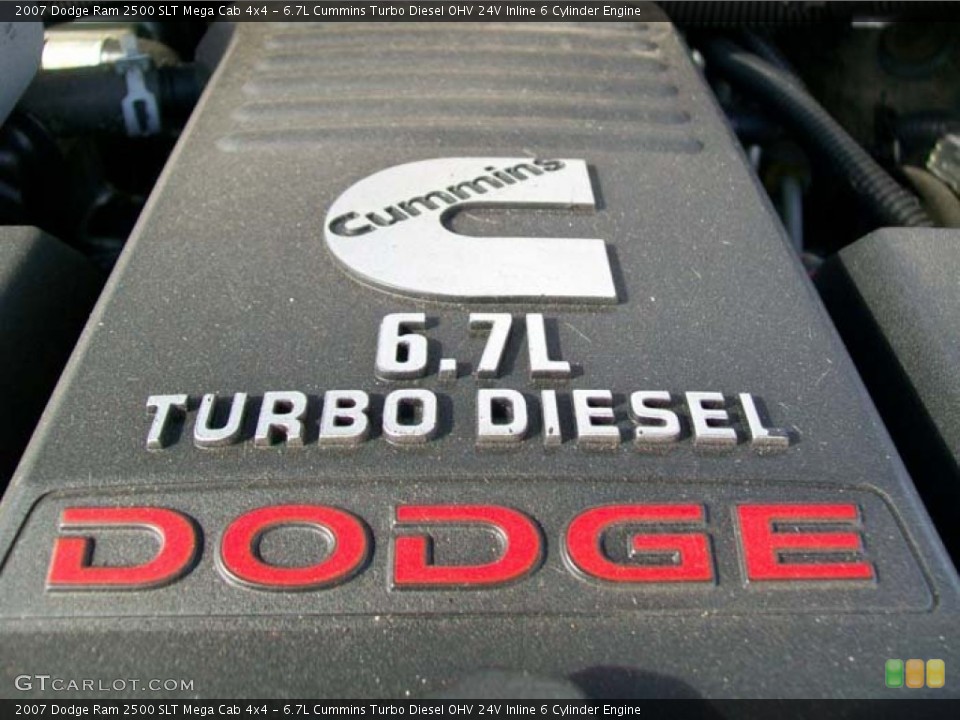 6.7L Cummins Turbo Diesel OHV 24V Inline 6 Cylinder Engine for the 2007 Dodge Ram 2500 #59596374