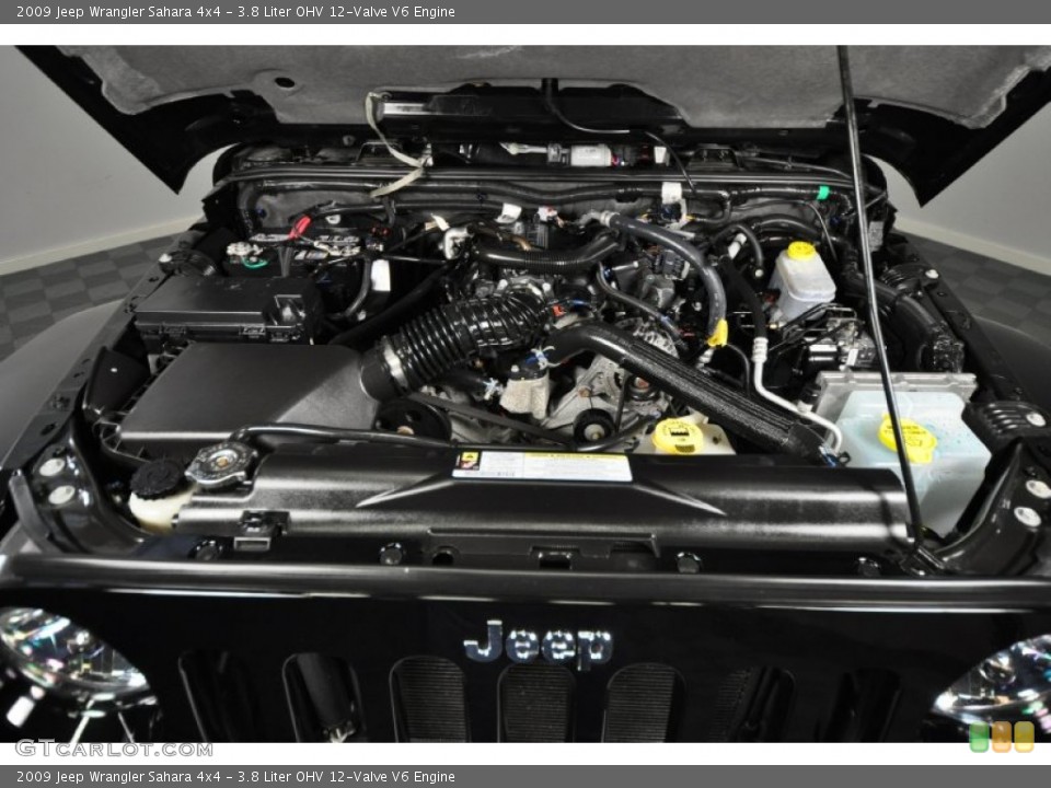 3.8 Liter OHV 12-Valve V6 Engine for the 2009 Jeep Wrangler #59602164