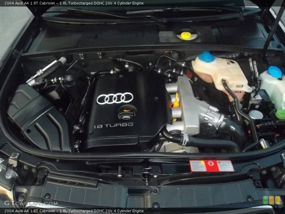 1.8L Turbocharged DOHC 20V 4 Cylinder Engine for the 2004 Audi A4 #59603982