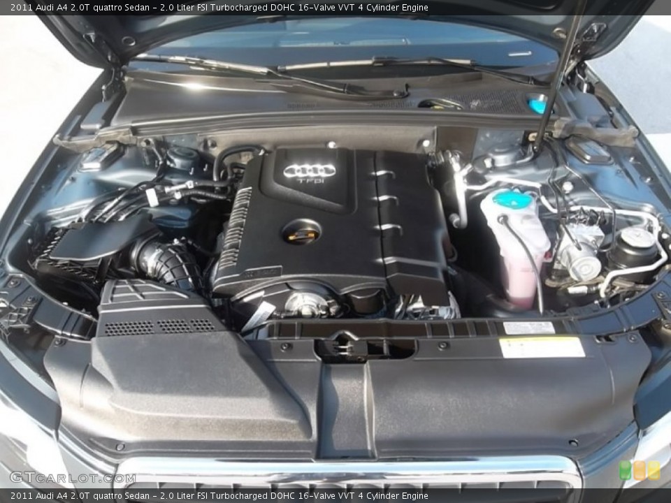 2.0 Liter FSI Turbocharged DOHC 16-Valve VVT 4 Cylinder Engine for the 2011 Audi A4 #59604600