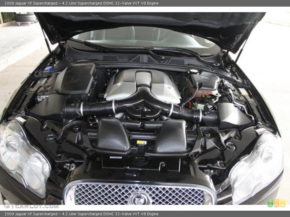 4.2 Liter Supercharged DOHC 32-Valve VVT V8 Engine for the 2009 Jaguar XF #59605635