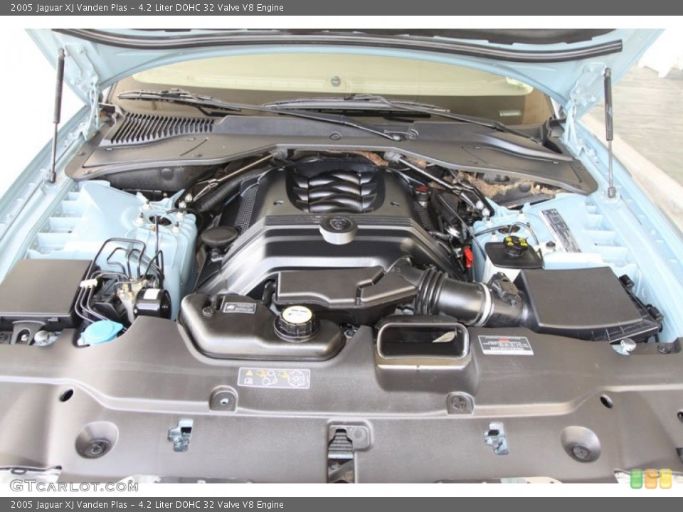 4.2 Liter DOHC 32 Valve V8 2005 Jaguar XJ Engine