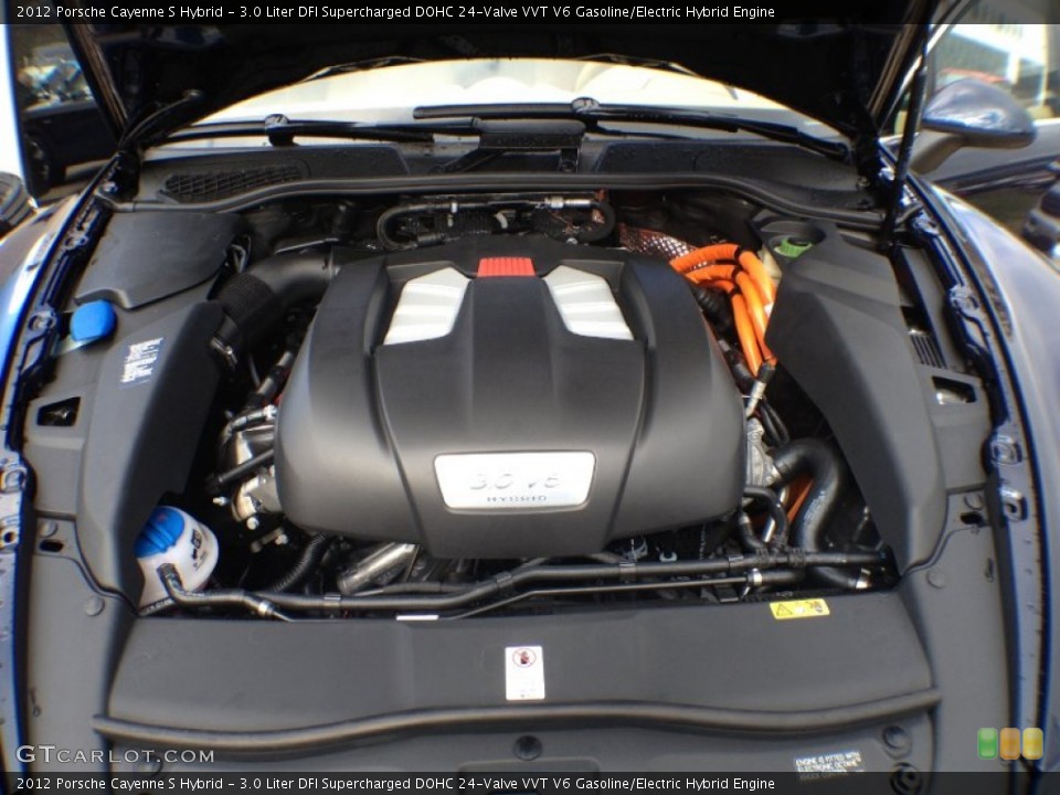 3.0 Liter DFI Supercharged DOHC 24-Valve VVT V6 Gasoline/Electric Hybrid Engine for the 2012 Porsche Cayenne #59608770
