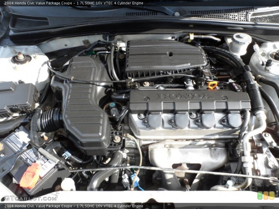 1.7L SOHC 16V VTEC 4 Cylinder Engine for the 2004 Honda Civic #59610486