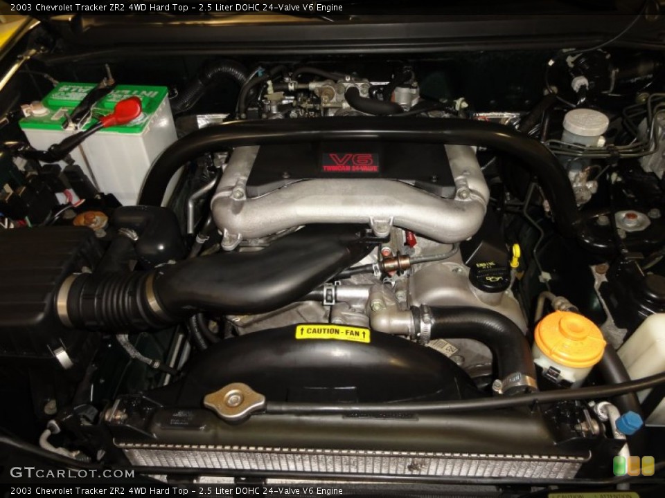 2.5 Liter DOHC 24-Valve V6 Engine for the 2003 Chevrolet Tracker #59615514