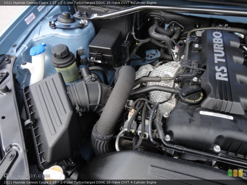 2.0 Liter Turbocharged DOHC 16-Valve CVVT 4 Cylinder Engine for the 2011 Hyundai Genesis Coupe #59617626