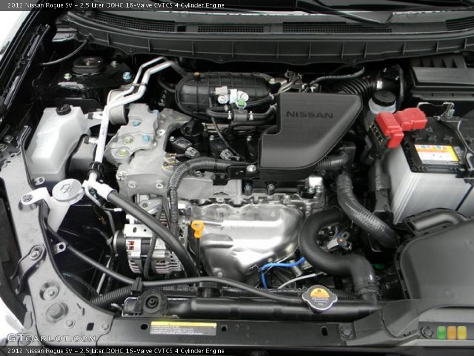 2.5 Liter DOHC 16-Valve CVTCS 4 Cylinder Engine for the 2012 Nissan Rogue #59620308