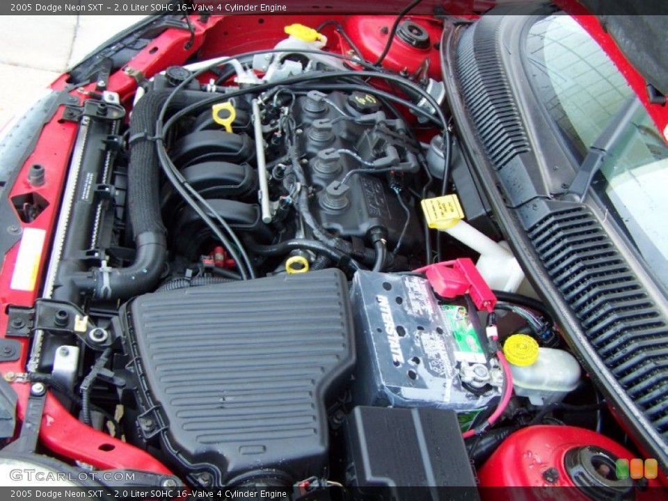2.0 Liter SOHC 16-Valve 4 Cylinder Engine for the 2005 Dodge Neon #59625417