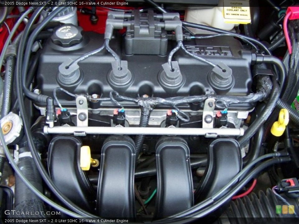 2.0 Liter SOHC 16-Valve 4 Cylinder Engine for the 2005 Dodge Neon #59625426